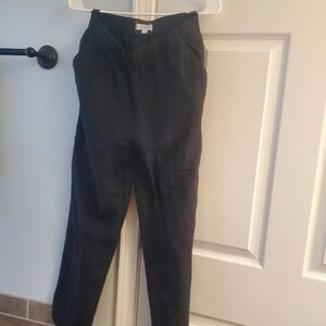 LOFT Black Wide-Leg Pants